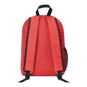Backpack made of recycled polyester, red