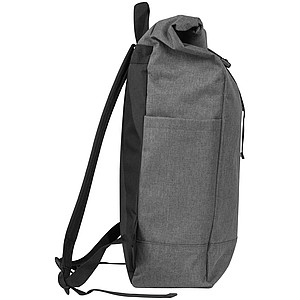 Backpack with colored applications