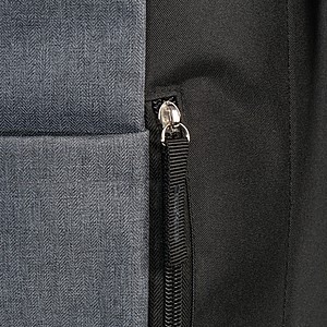 Backpack with colored applications