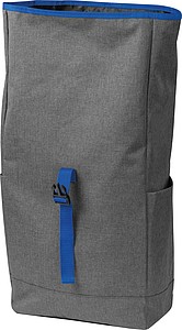 Backpack with colored applications