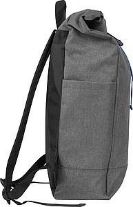 Backpack with colored applications