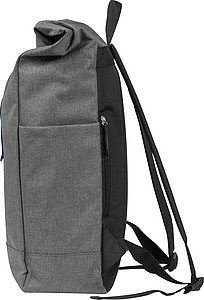 Backpack with colored applications