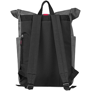 Backpack with colored applications