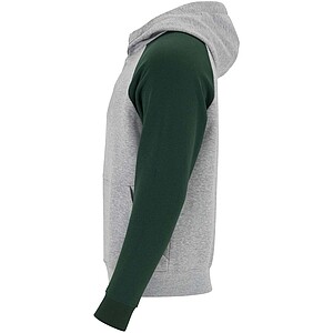 Badet kids two-tone hoodie, heather grey