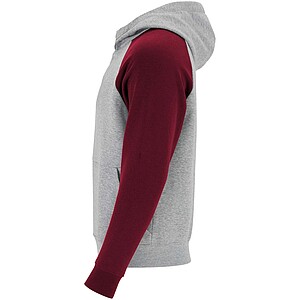 Badet kids two-tone hoodie, heather grey