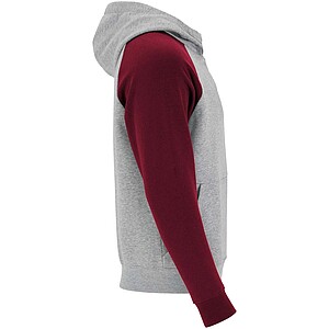 Badet kids two-tone hoodie, heather grey