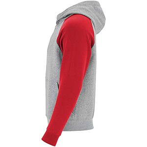 Badet kids two-tone hoodie, heather grey