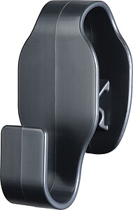 Bag holder for trolleys, black
