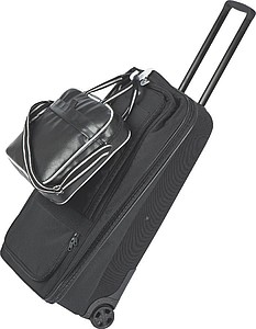 Bag holder for trolleys, white