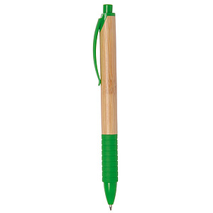 Ball pen BAMBOO RUBBER, green