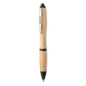 Ball pen in ABS and bamboo