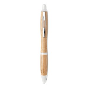 Ball pen in ABS and bamboo