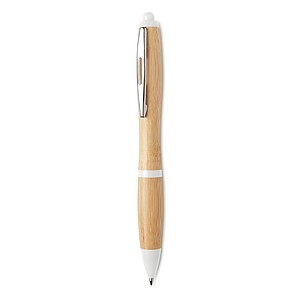 Ball pen in ABS and bamboo