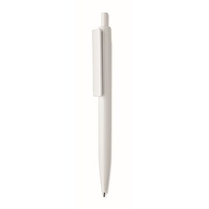 Ball pen in recycled ABS, white