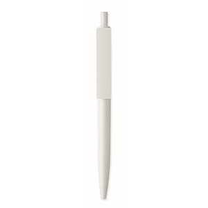 Ball pen in recycled ABS, white