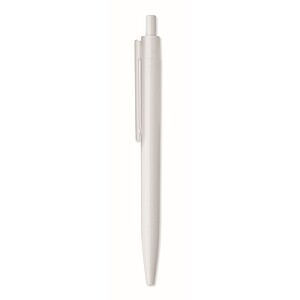 Ball pen in recycled ABS, white