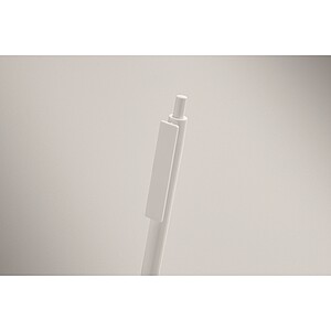 Ball pen in recycled ABS, white