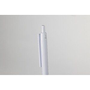 Ball pen in recycled ABS, white