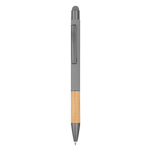 Ball pen with bamboo grip zone