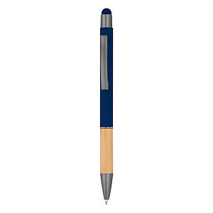Ball pen with bamboo grip zone