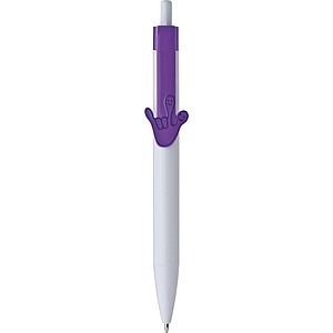 Ball pen with clip hands 2D