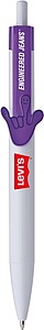 Ball pen with clip hands 2D