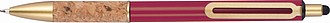 Ball pen with cork grip zone