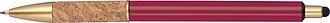 Ball pen with cork grip zone