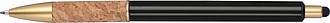 Ball pen with cork grip zone