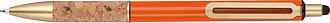 Ball pen with cork grip zone
