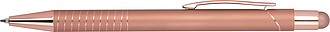 Ball pen with touch function, rose gold