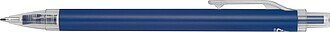 Ball pen with transparent clip, navy heather