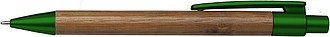 Ballpen with bamboo barrelGreen