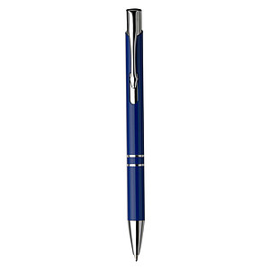 Ballpen with blue ink.Cobalt blue