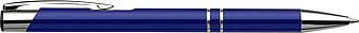 Ballpen with blue ink.Cobalt blue