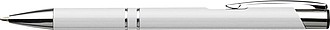 Ballpen with blue ink.White
