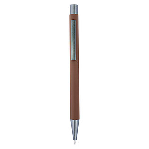 Ballpen with rubber finish