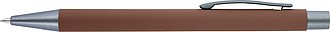 Ballpen with rubber finish