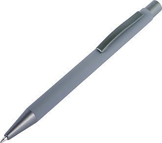 Ballpen with rubber finish