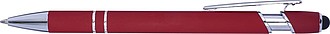 Ballpen with rubber finish