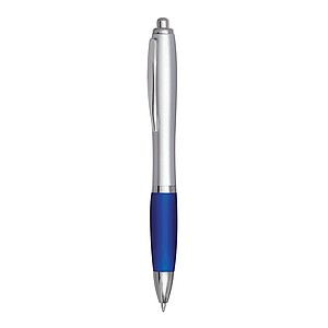 Ballpoint pen, silver|blue