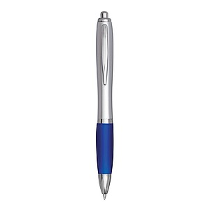 Ballpoint pen, silver|blue
