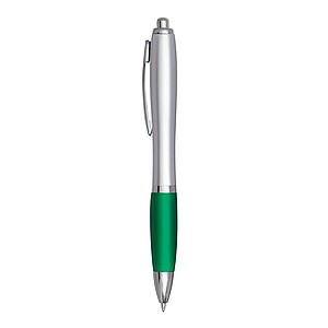 Ballpoint pen, silver|green