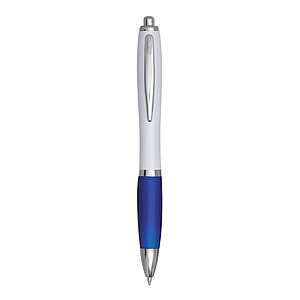 Ballpoint pen, white|blue