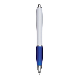 Ballpoint pen, white|blue