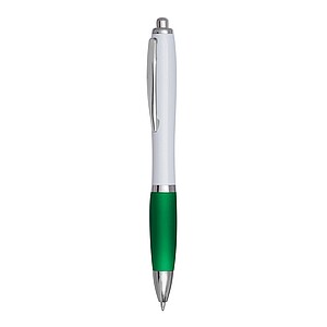Ballpoint pen, white|green