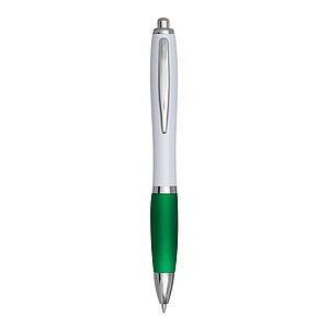 Ballpoint pen, white|green