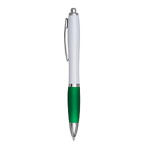 Ballpoint pen, white|green