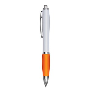 Ballpoint pen, white|orange
