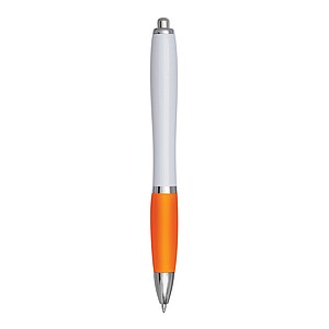 Ballpoint pen, white|orange